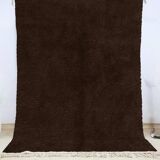 Dark brown Beni Ourain rug 150/250cm