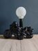 Lampe de table moto céramique noire vintage | Style Harley Davidson