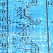 2x9 Vintage Light Blue Kitchen Runner Rug, 65x276Cm