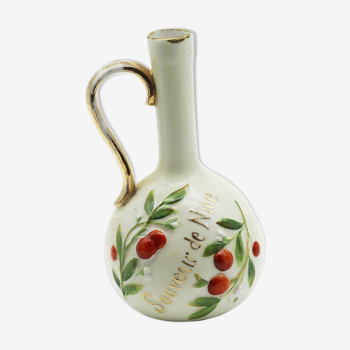 Vase cerises souvenir de Nice