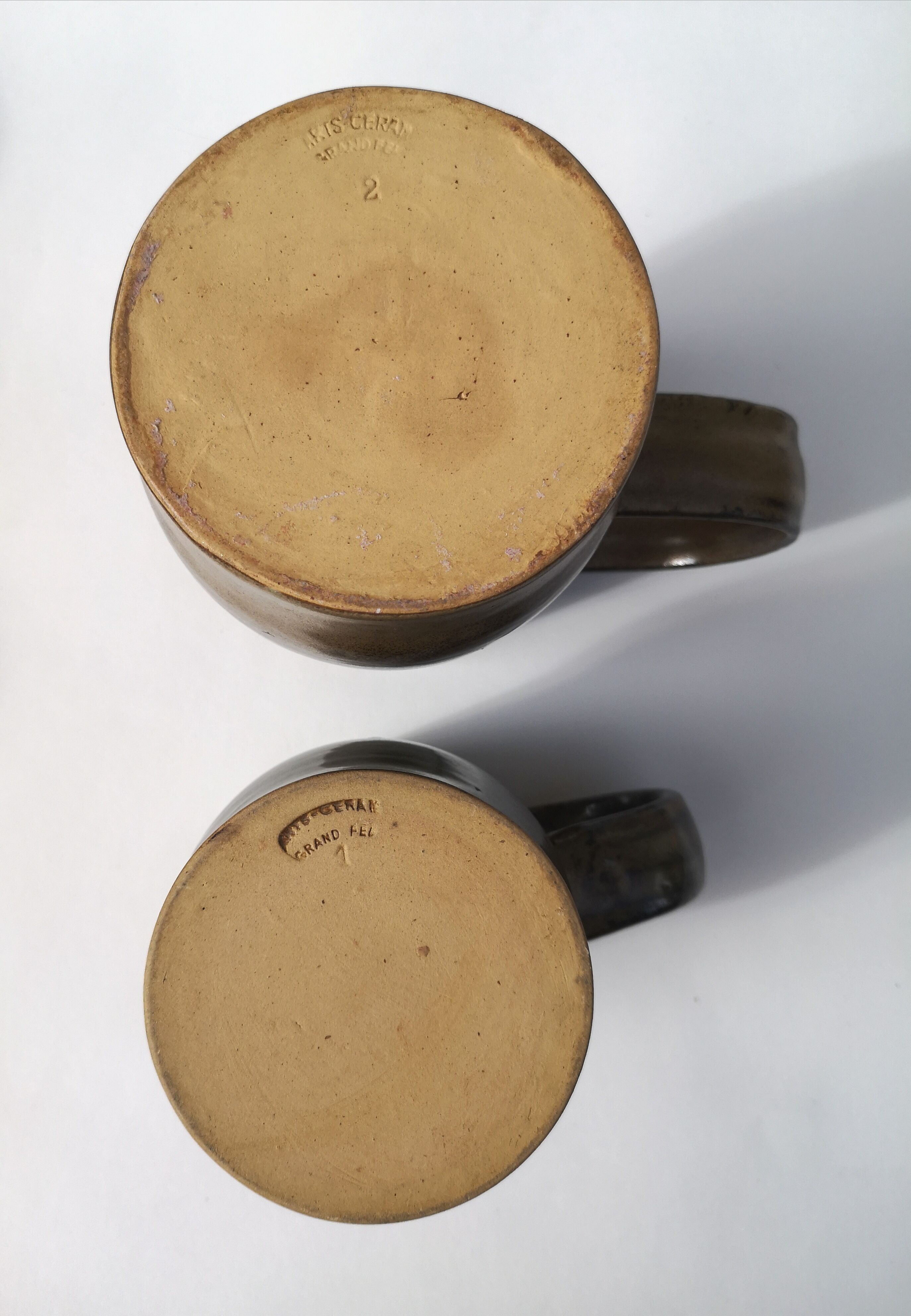 Vintage stoneware pitchers