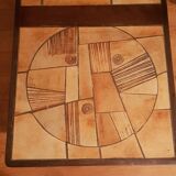 Raymonde Leduc Vallauris ceramic coffee table