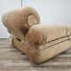 Fauteuil en tissu et acier tubulaire, années 1970