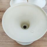 Set of 3 white tam tam stools