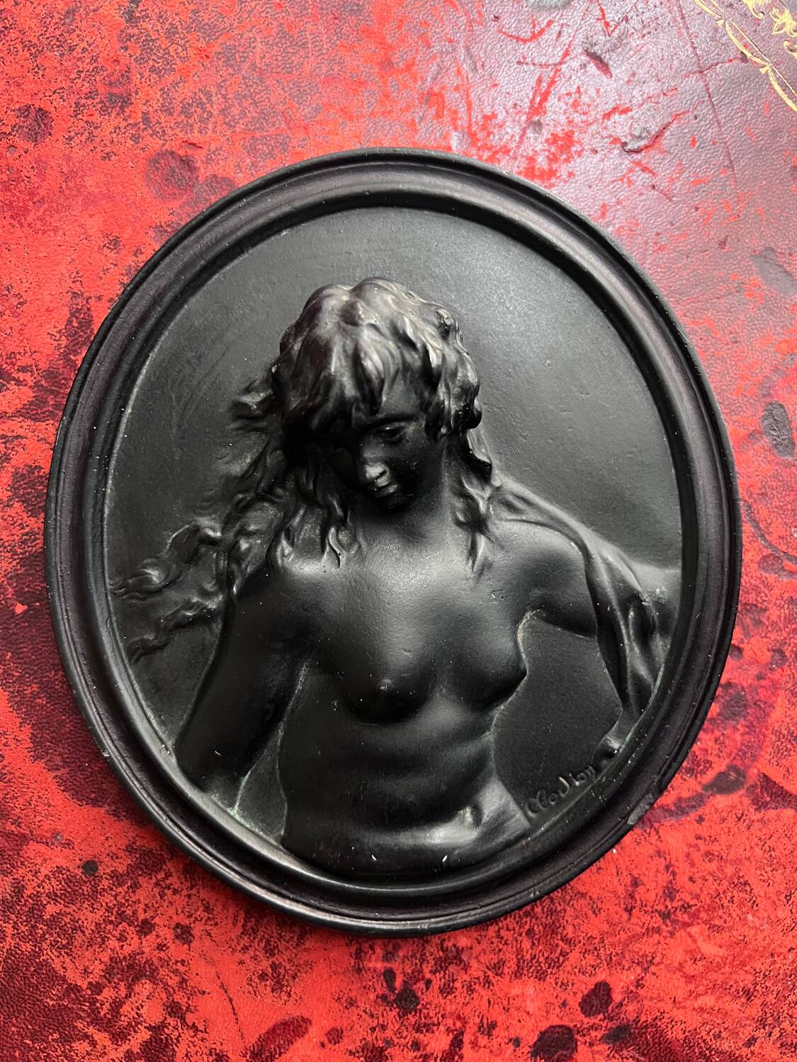 Set of Two Medallions by Clodion - Reproduction from the Louvre