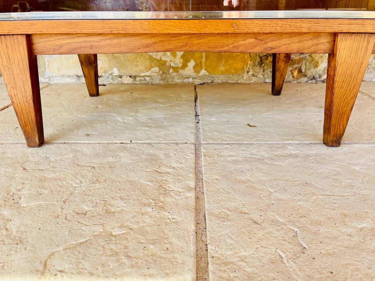 Storage unit/Library with sliding glass doors 1960s