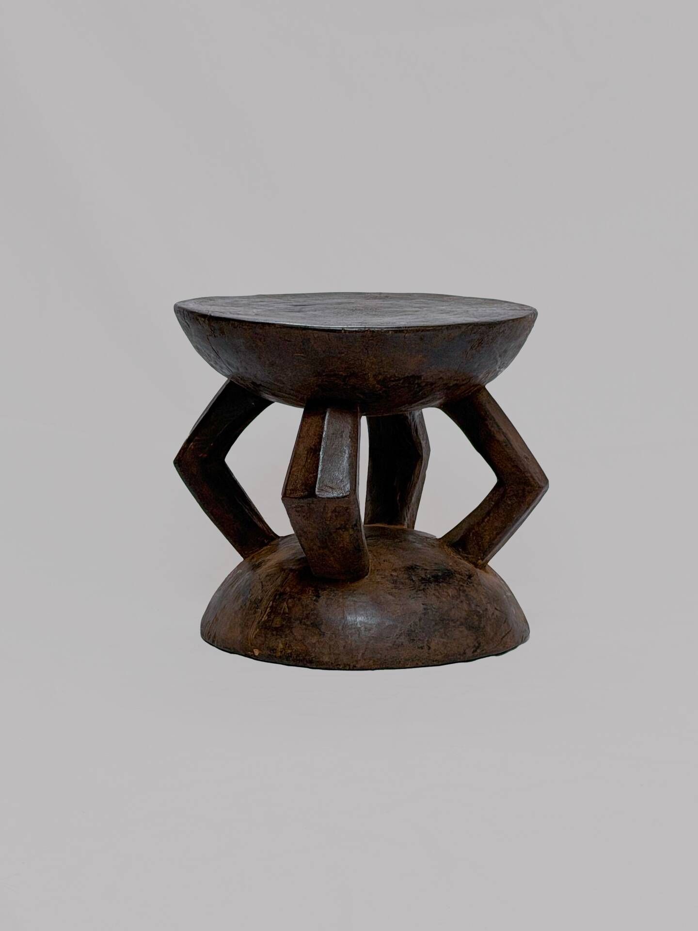 Bambara stool in wood (Mali)