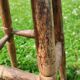Vintage wooden stool, beautiful patina