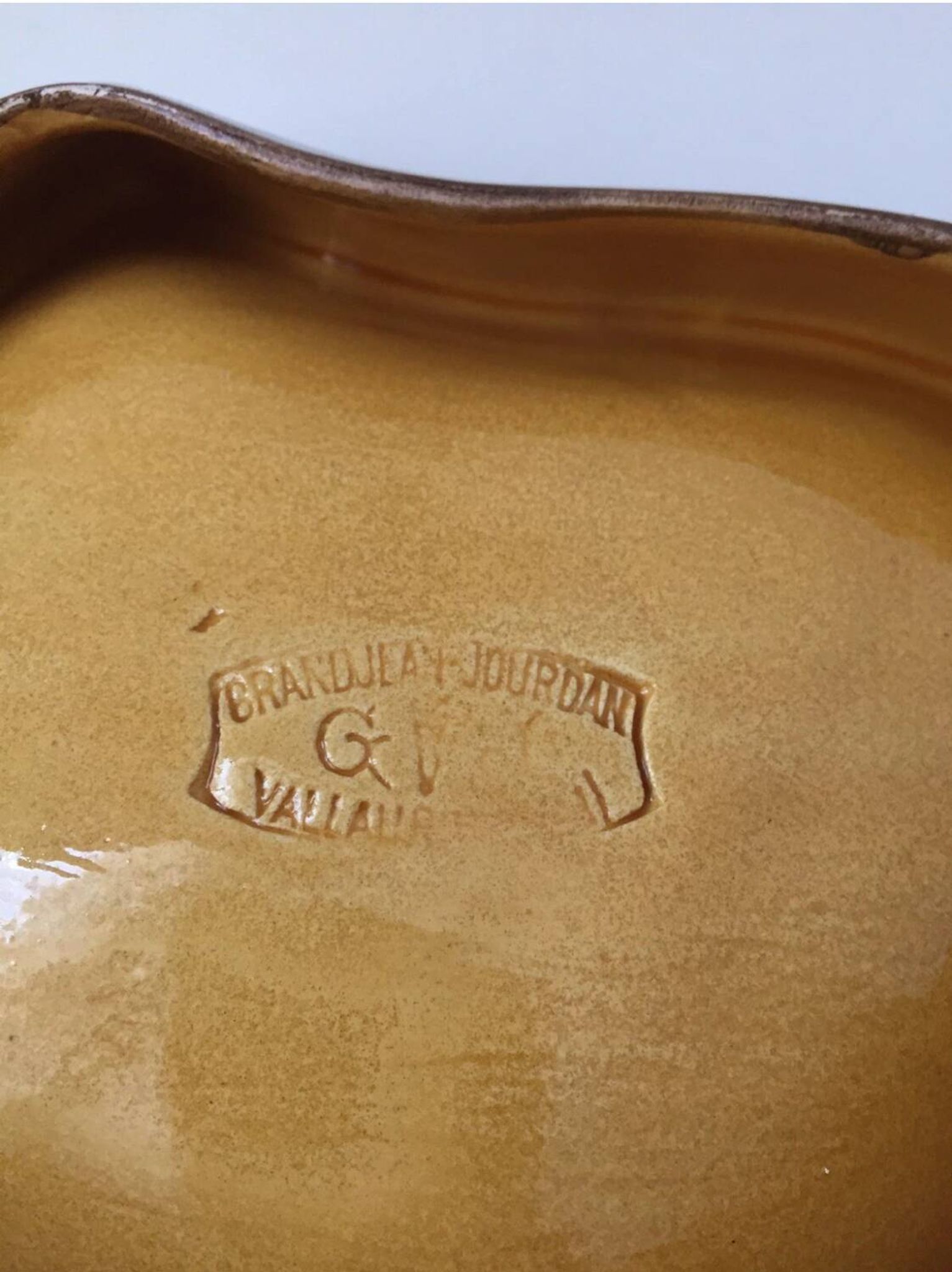 Grandjean Jourdan Vallauris 1950 trinket tray/ashtray