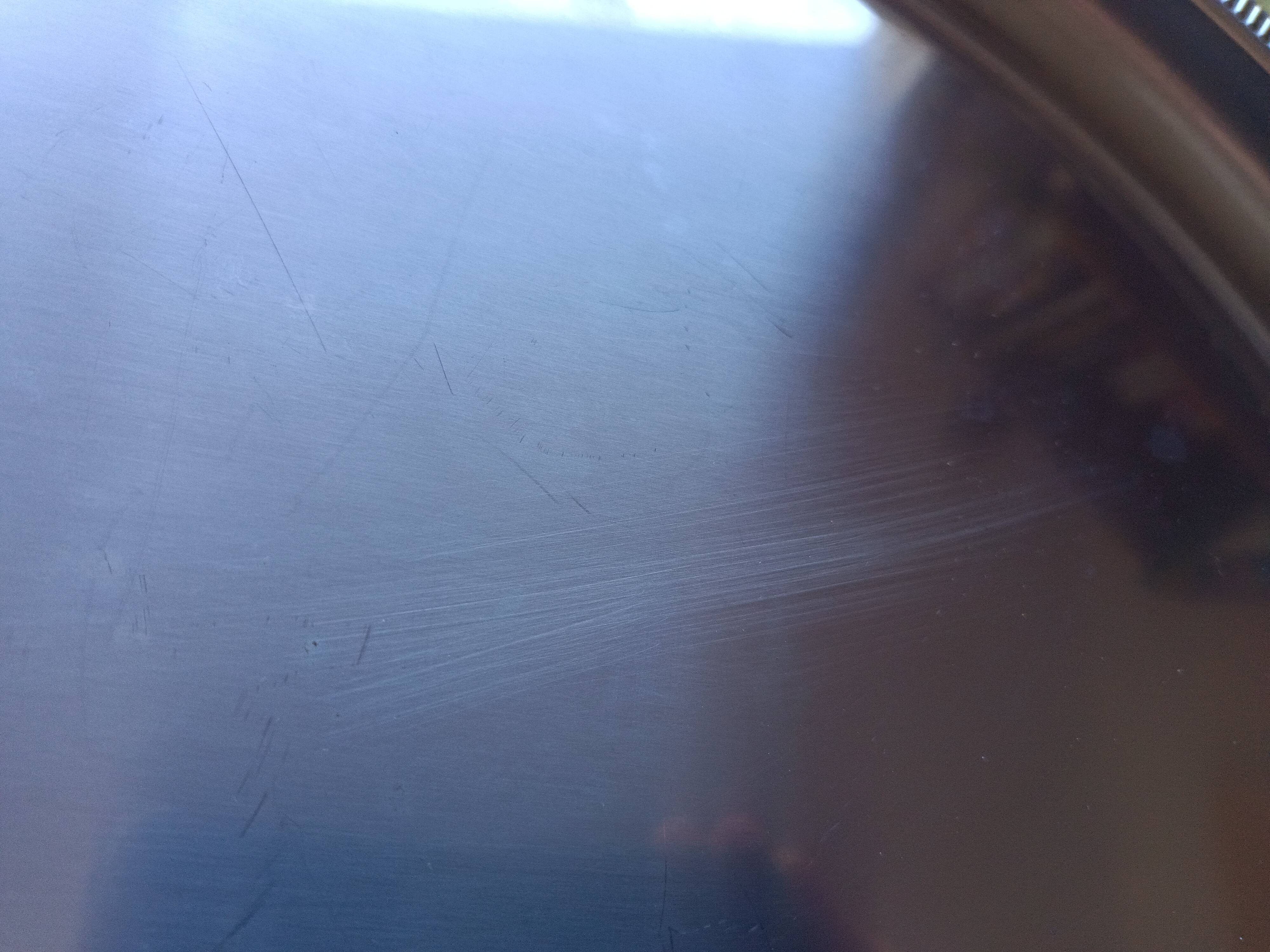 Vintage stainless steel tray by Jean Couzon