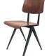 Lot of 4 vintage school chairs Galvanitas S16 Netherlands