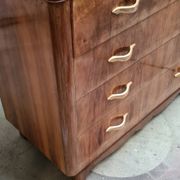 Chest of drawers veneer furniture with drawer art deco 1925 to 40