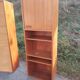 Pair of vintage column bookshelves from the 60s-70s Scandinavian style.