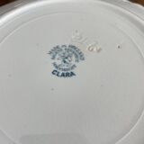 Set of 6 Maastricht earthenware soup plates, Clara model