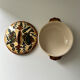 Sugar bowl signed P. Fouillen Quimper