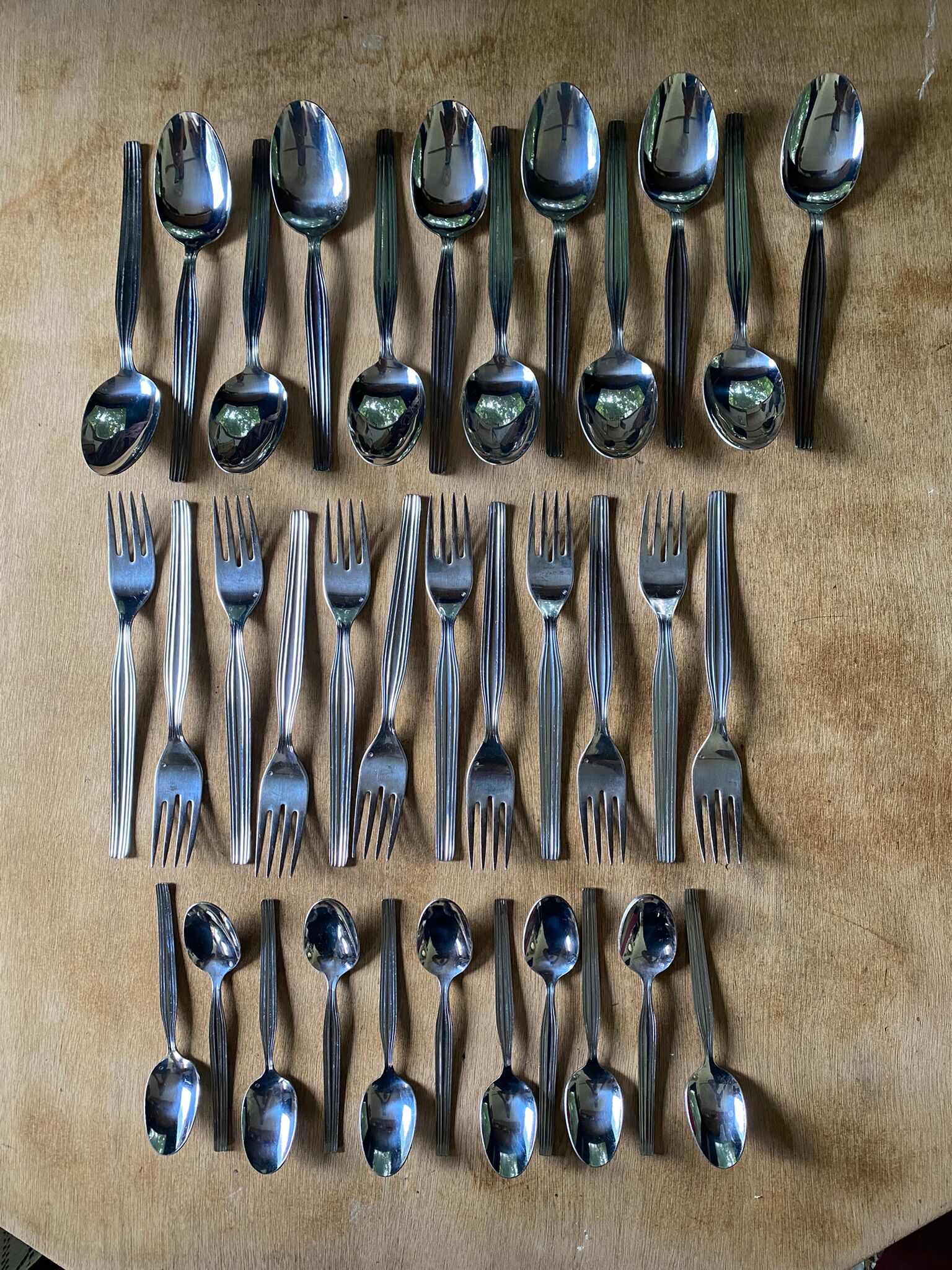 Set de couverts en inox 36 pièces