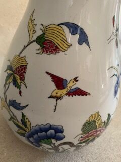 Sarreguemines ceramic pitcher jug