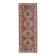 Vintage Turkish Oushak Handmade Wool Cotton Red Runner Rug   101x281