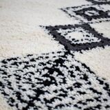 White handmade traditional wool rug 300/200cm