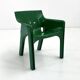 Fauteuil Vert Gaudi de Vico Magistretti pour Artemide, 1970