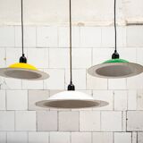 Lampades Lampiatta enamelled by Jonathan De Pas & Donato Durbino & Paolo Lomazzi for Stilnovo, 1971, set of 3.