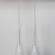 IKEA Klockspel 1980 pair of pendant lights cleaned and functional.