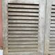 Pair of old shuttered windows