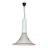 Suspension Samanta en verre de Murano attribuée à Roberto Pamio pour Leucos, Italie, années 1970