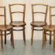 Suite de quatre chaises bistrot Thonet circa 1930