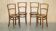 Set of four Thonet bistro chairs circa 1930