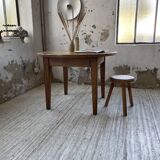 1950s round oak table