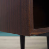 Bibliothèque en acajou, design danois, années 1970, production Omann Jun