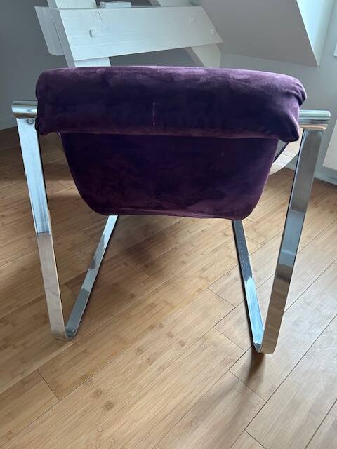 Vintage armchair & ottoman 70s