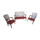 2-seater sofa and 2 armchairs in Louis XV style, revamped