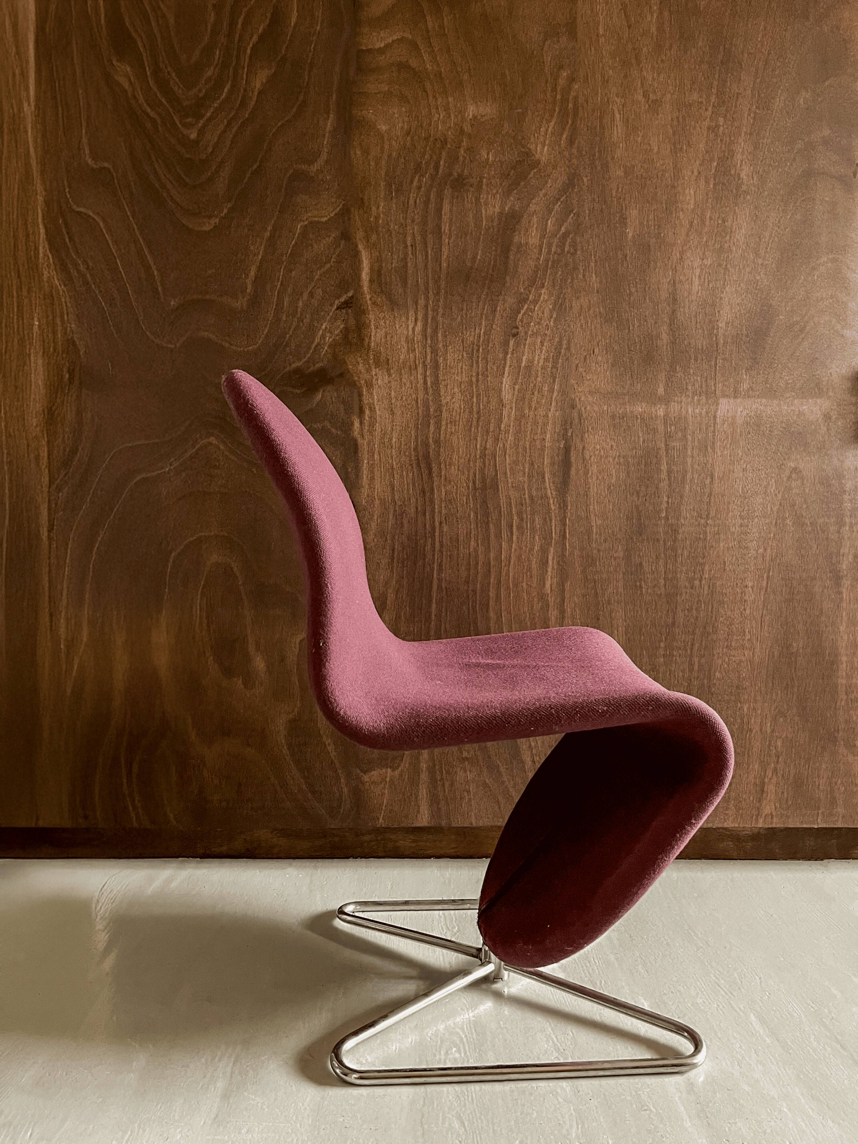 "System 1-2-3" chair by Verner Panton – Fritz Hansen Edition (1973)