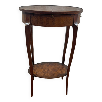 Guéridon, marqueté, de style Louis XV-509012