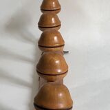 Old hook 5 mushrooms, coat rack