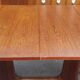 Baumann vintage Scandinavian style oval table with extension