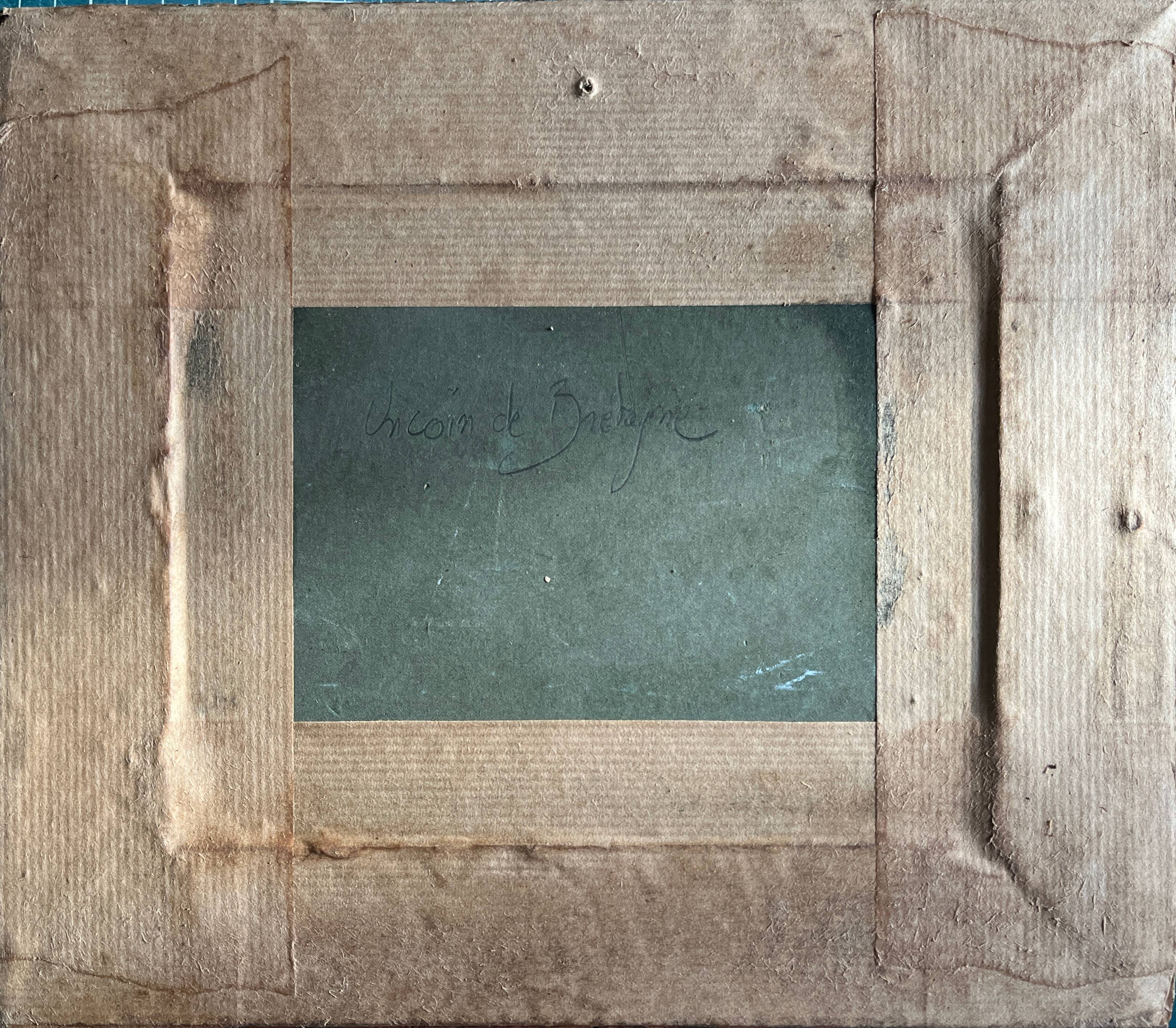 Marine painting "A corner of Brittany" + frame