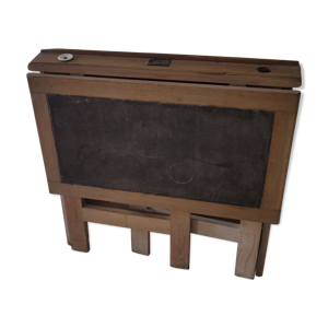 Bureau d’ecolier pliable, dessus