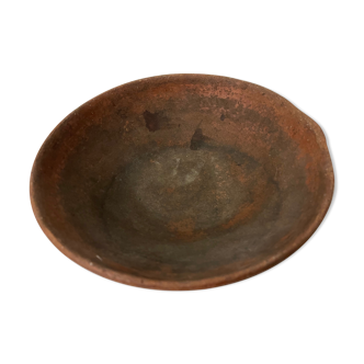 Touareg Algeria or Mali calabash in terracotta with incised decorations XIX th early twentieth