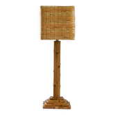 Lampe de table en bambou bio style vintage
