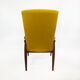 Scandart high back yellow bouclé armchair 60s 70s midcentury vintage retro ercol