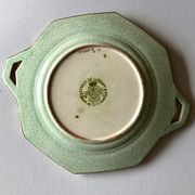 Plat à gâteau Longwy Chevreuse émaux MP Chevallier