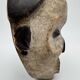 Masque Fang du Gabon – Art africain tribal ancestral, kaolin blanc rituel