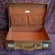 Leather suitcase