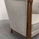 Pair of Art Deco gondola armchairs, France circa 1920