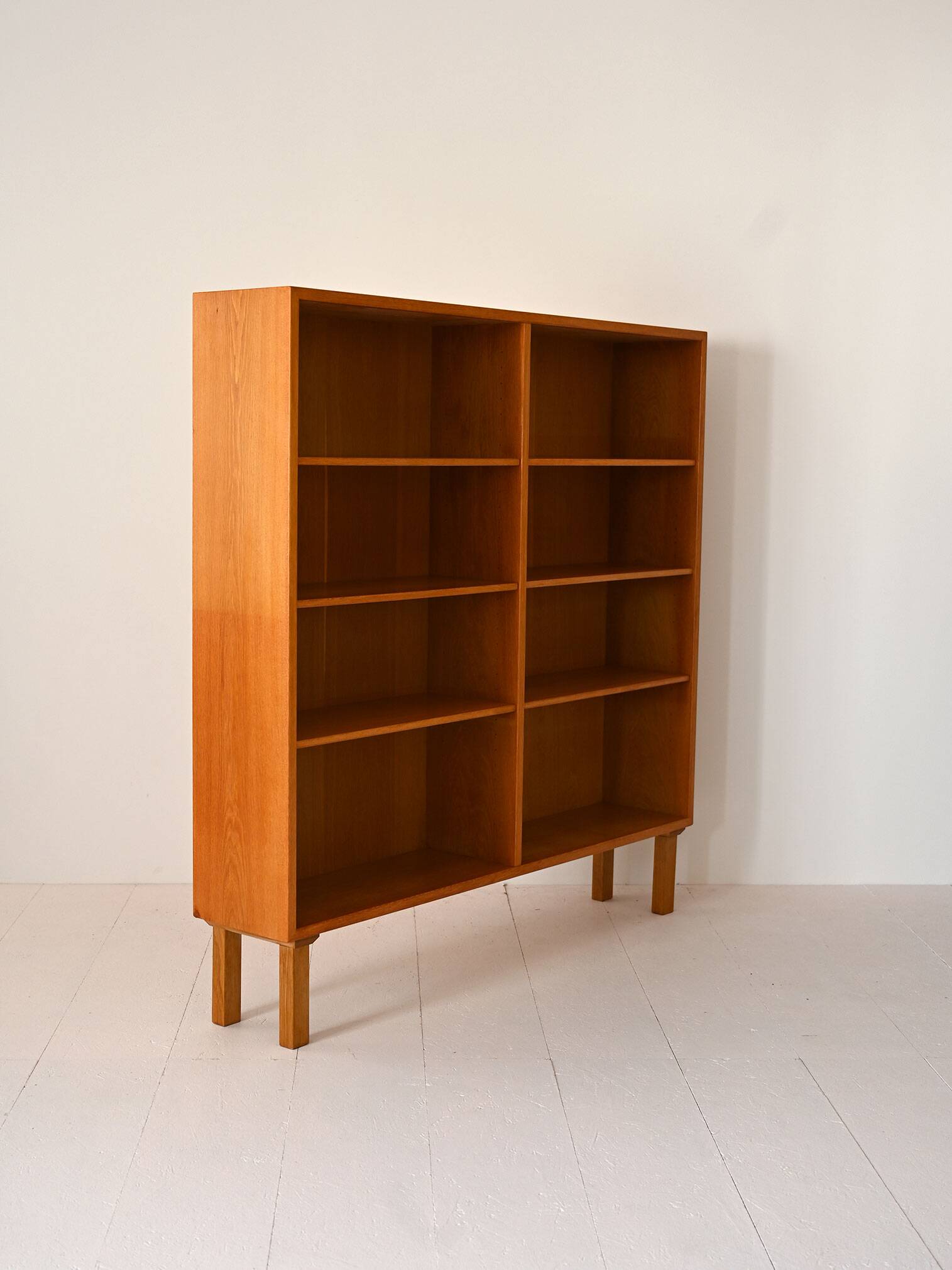 Scandinavian oak bookcase