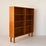 Scandinavian oak bookcase