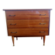 Commode pieds compas 1950 mid-century vintage